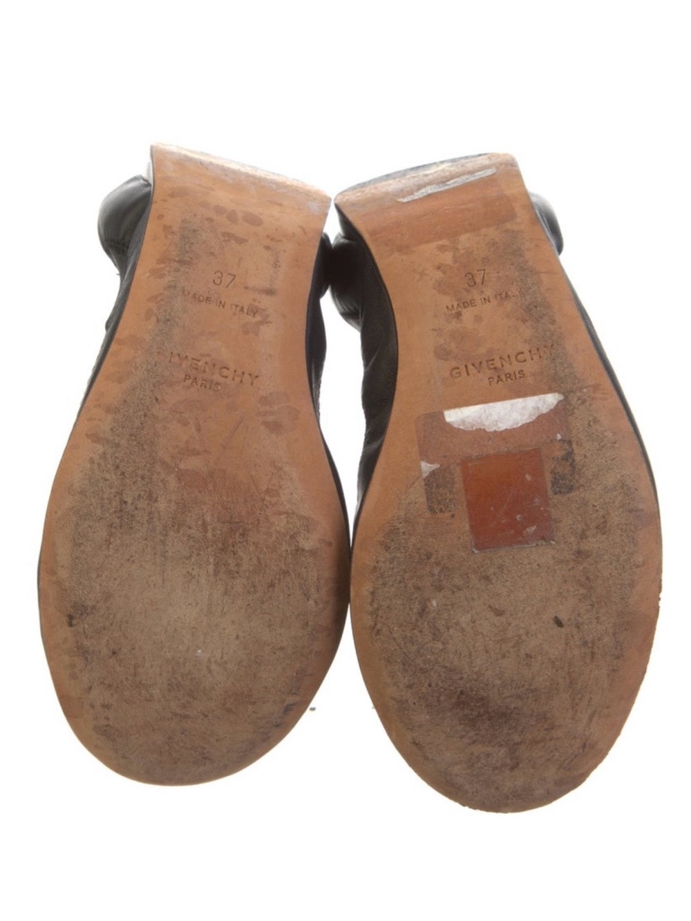 Givenchy Black Foldable Ballet Slip-On with White Logo - Picture 5 of 5